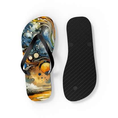 Intentional Awakening Reflection Flip Flops