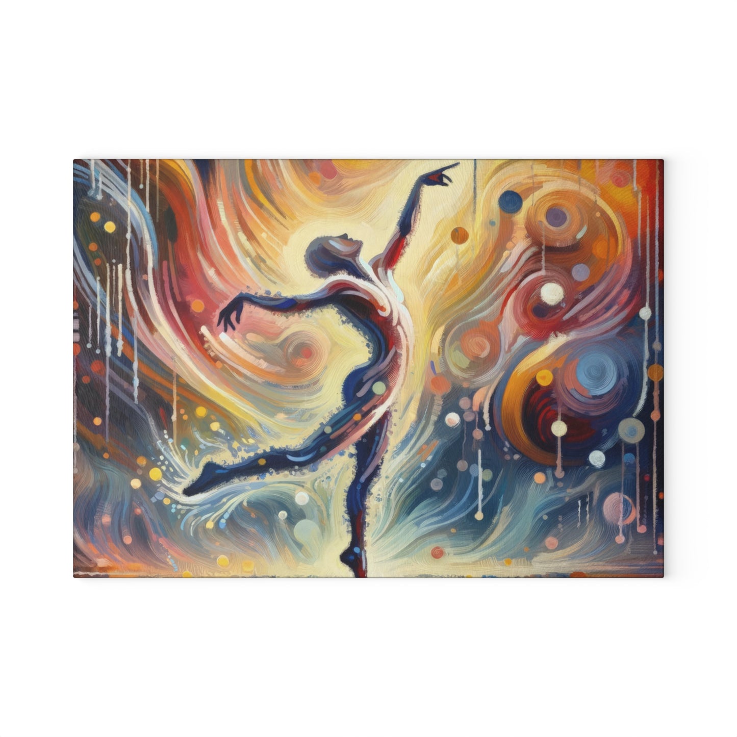 Wholehearted Divine Dance Glass Cutting Board