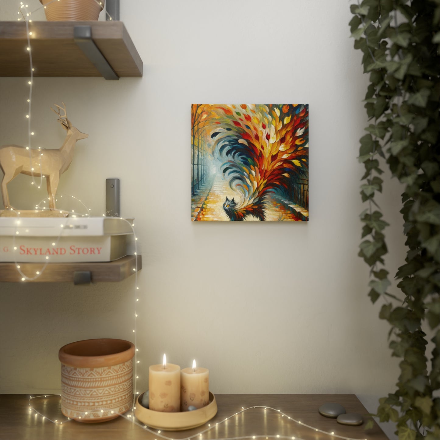 Autumn Whirlwind Escape Canvas Photo Tile