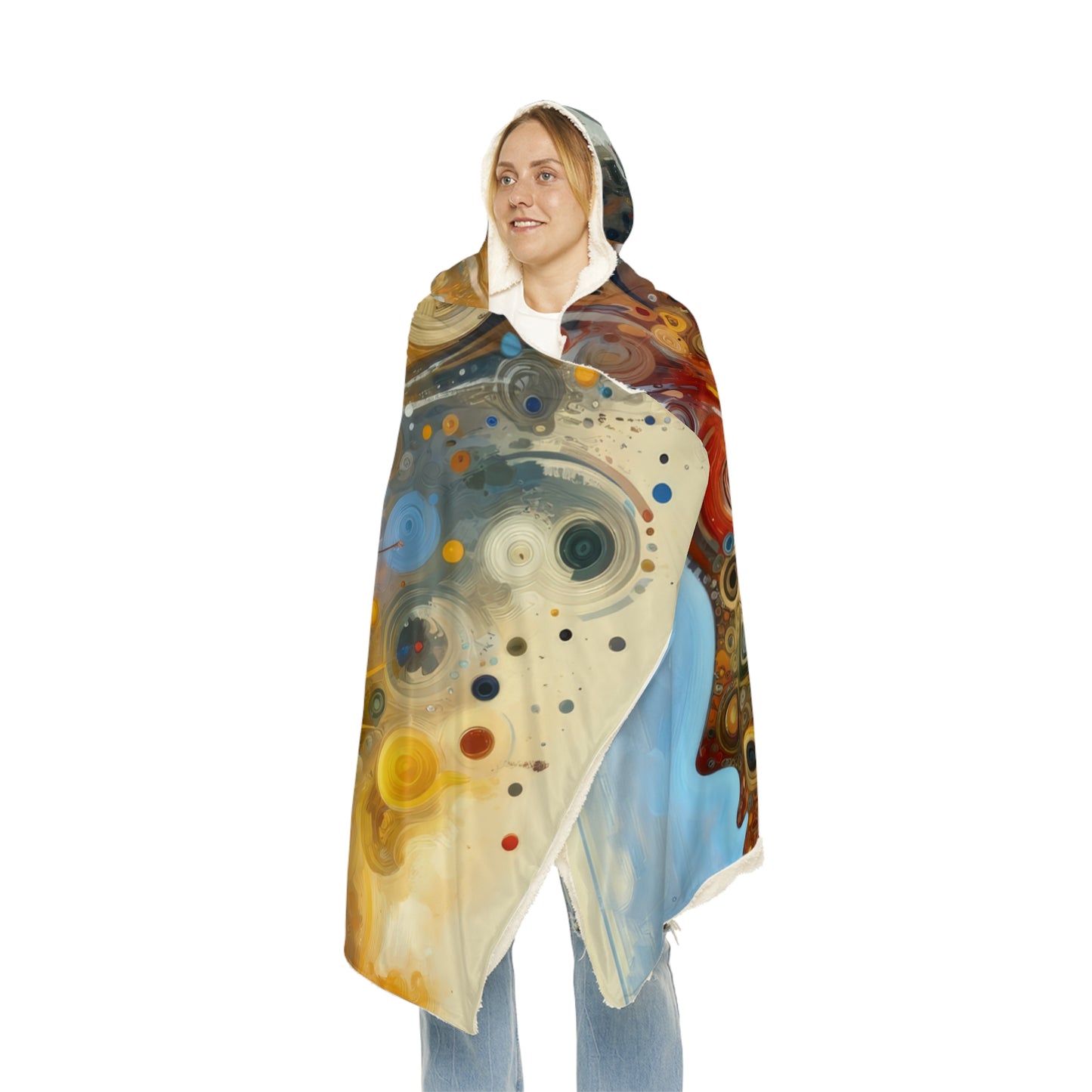 Desire Visualization Tachism Snuggle Blanket