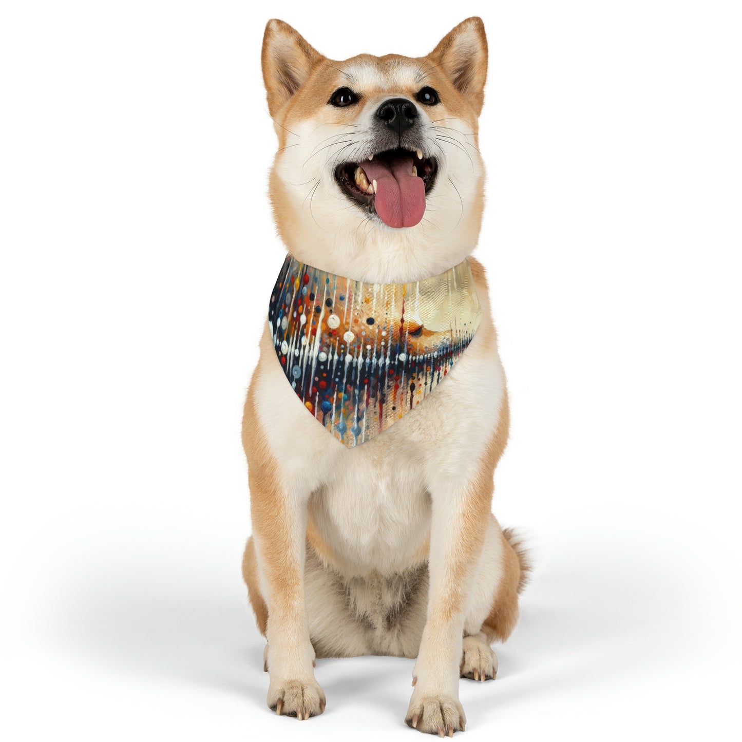 Distant Barking Echoes Pet Bandana Collar
