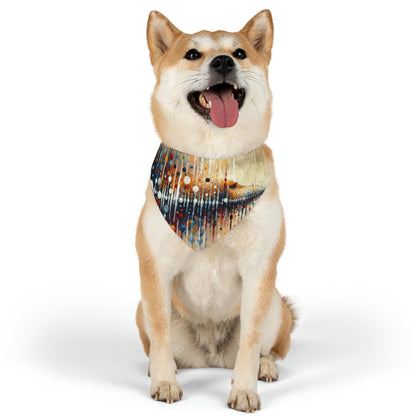 Distant Barking Echoes Pet Bandana Collar