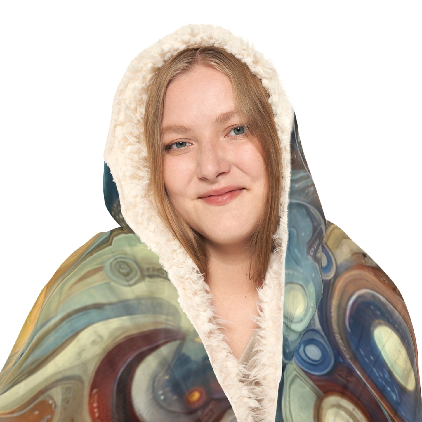 Technological Spiritual Synthesis Snuggle Blanket