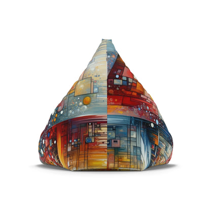 Reflective Habitation Art Bean Bag Chair Cover