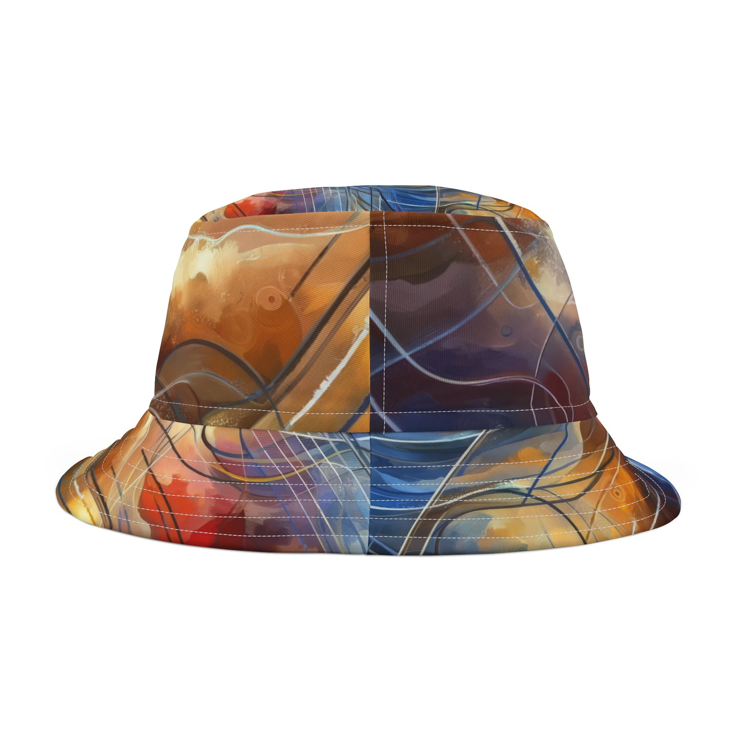 Presence Anchored Tachism Bucket Hat (AOP)