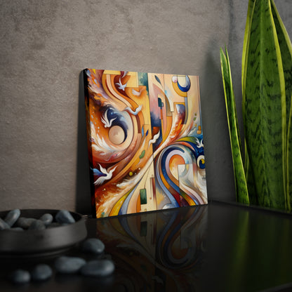 Companionable Lightness Journey Canvas Photo Tile