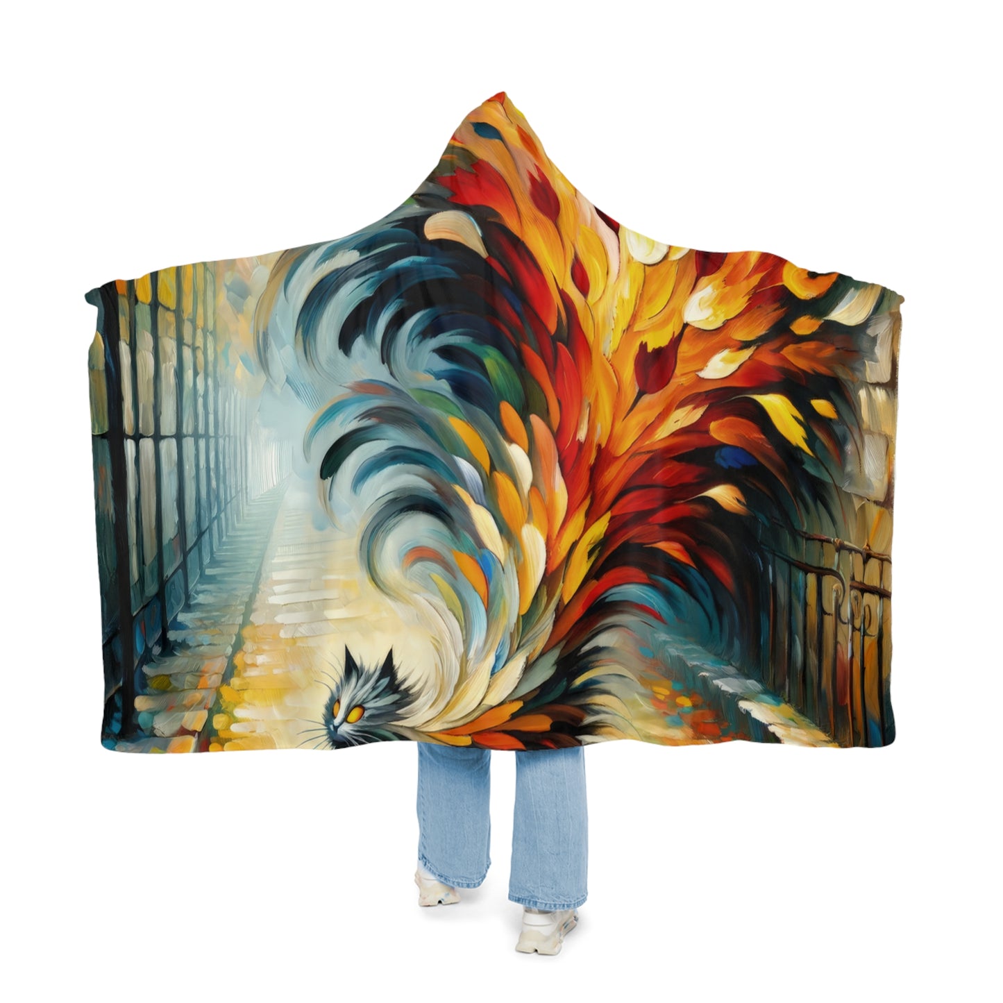 Autumn Whirlwind Escape Snuggle Blanket