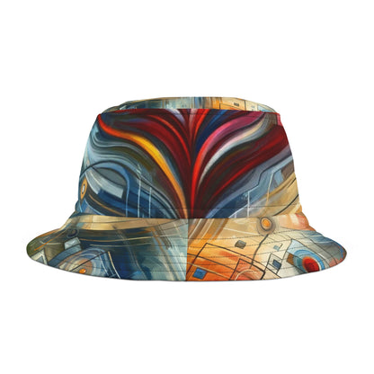 Techno Heart Harmony Bucket Hat (AOP)