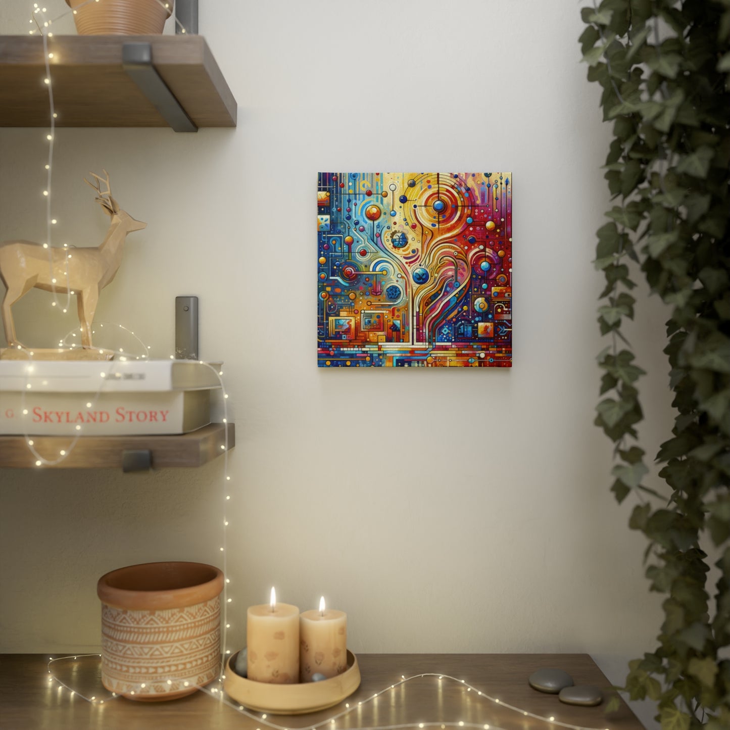 Supportive Divided Empathy Canvas Photo Tile