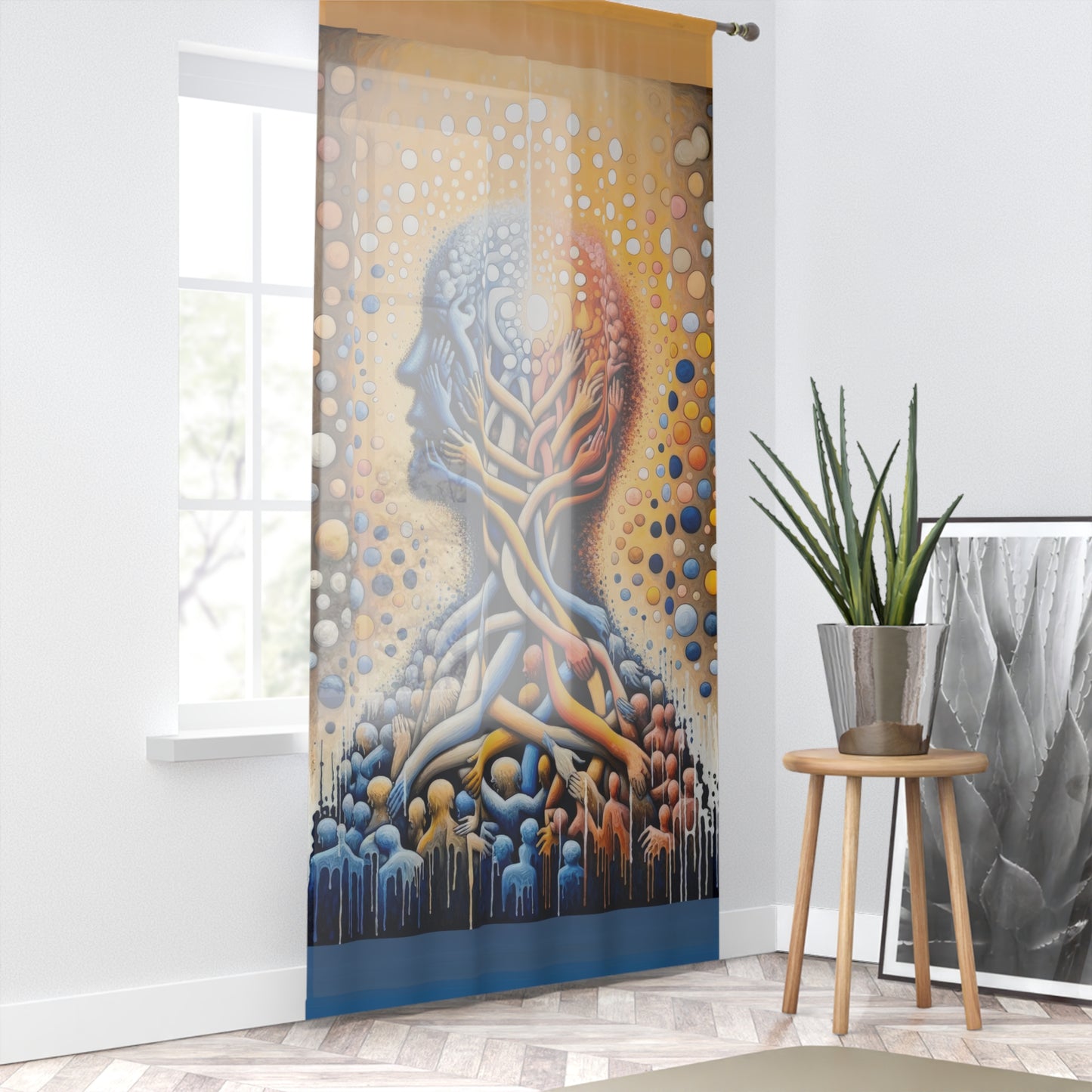 Unveiling Inner Essence Window Curtain