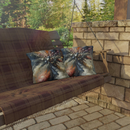 Impactful Deeds Ripple Outdoor Pillows