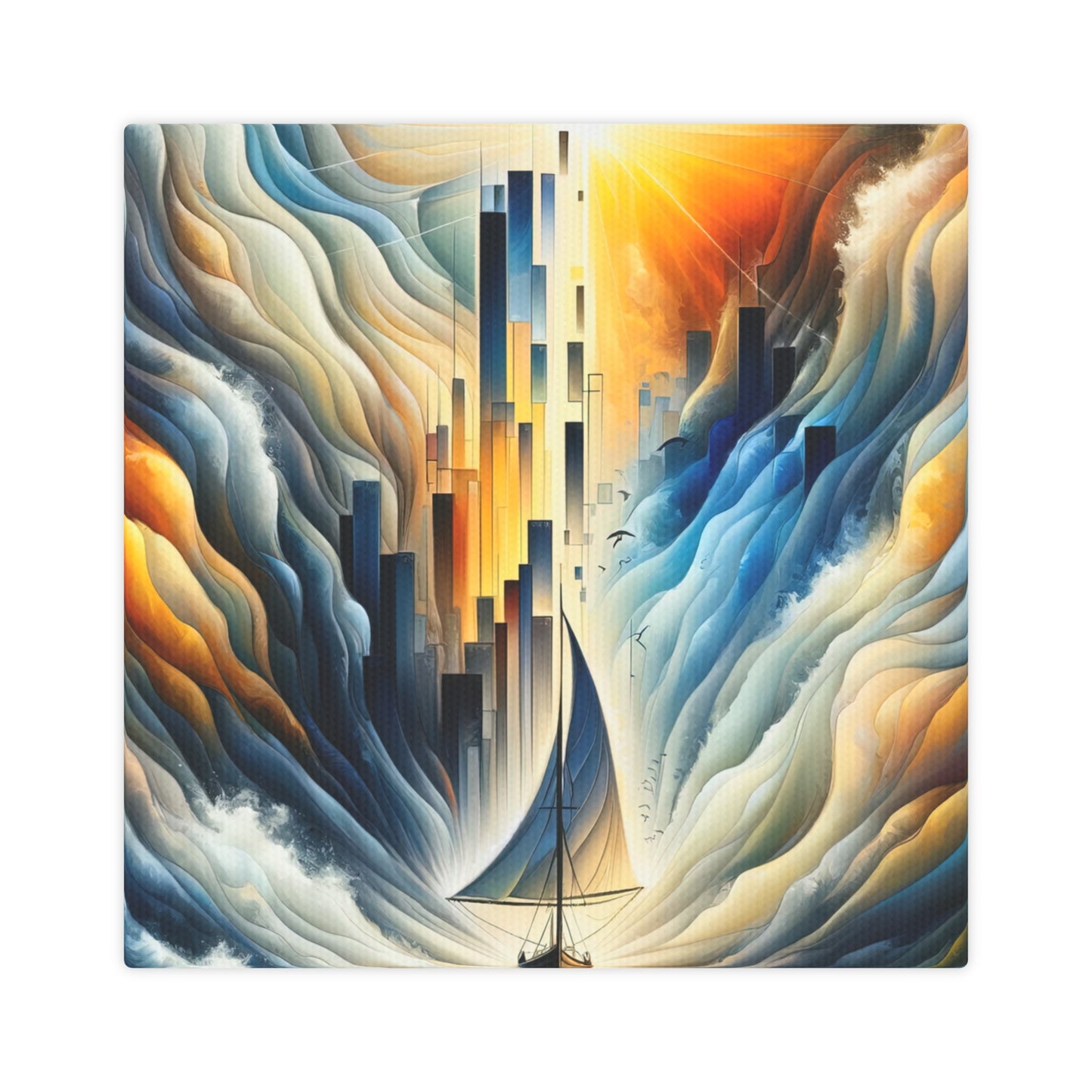 Beacon Sail Change Canvas Photo Tile