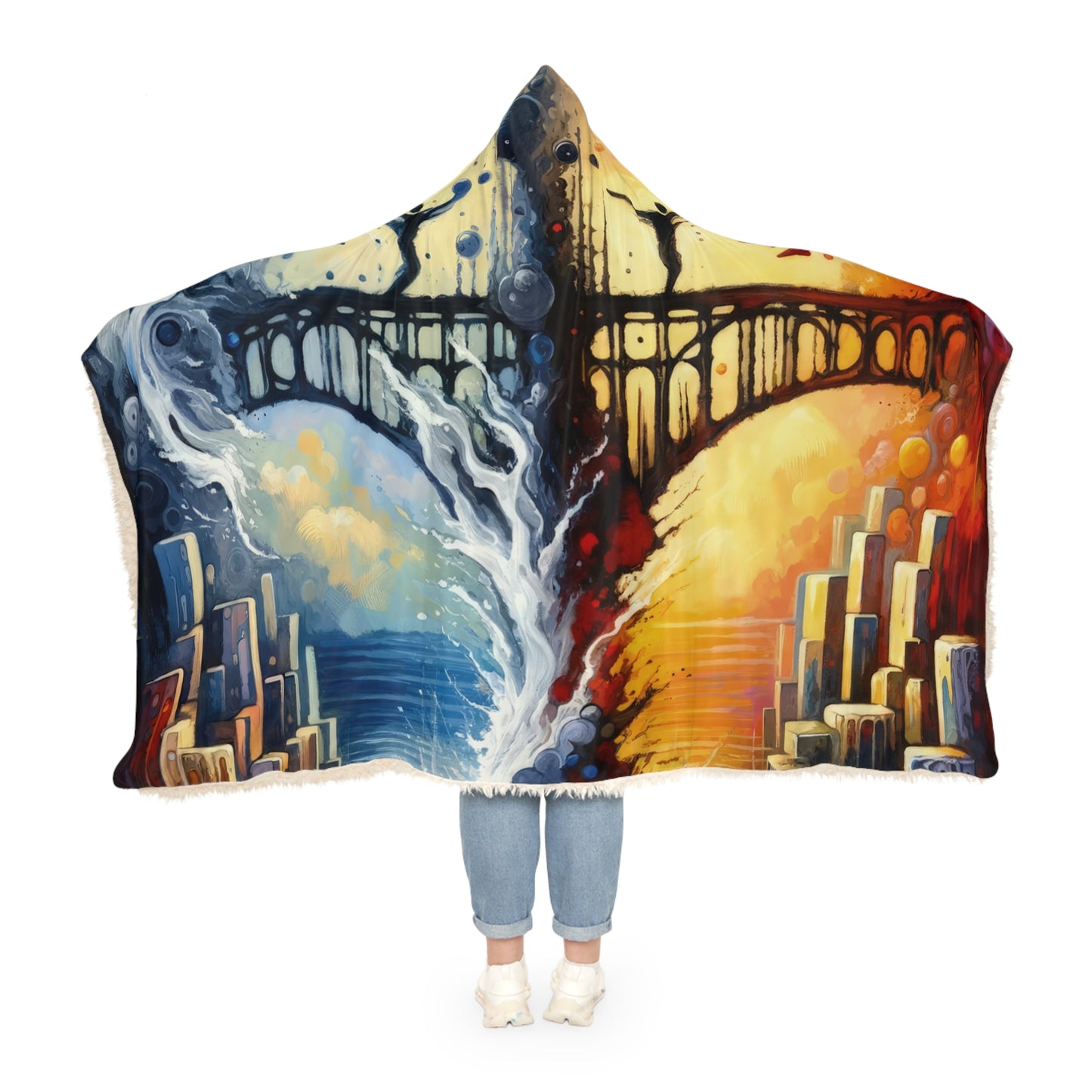 Faithful Diving Bridges Snuggle Blanket