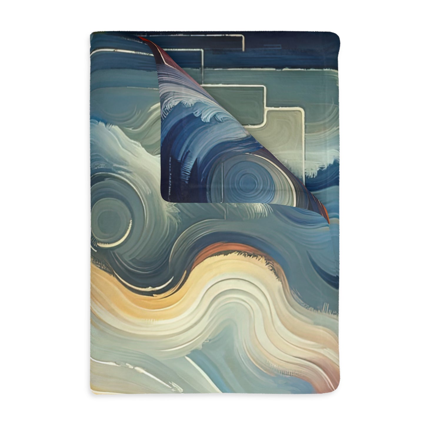 Spiritual Tranquil Sanctuary Velveteen Microfiber Blanket (Two-sided print)