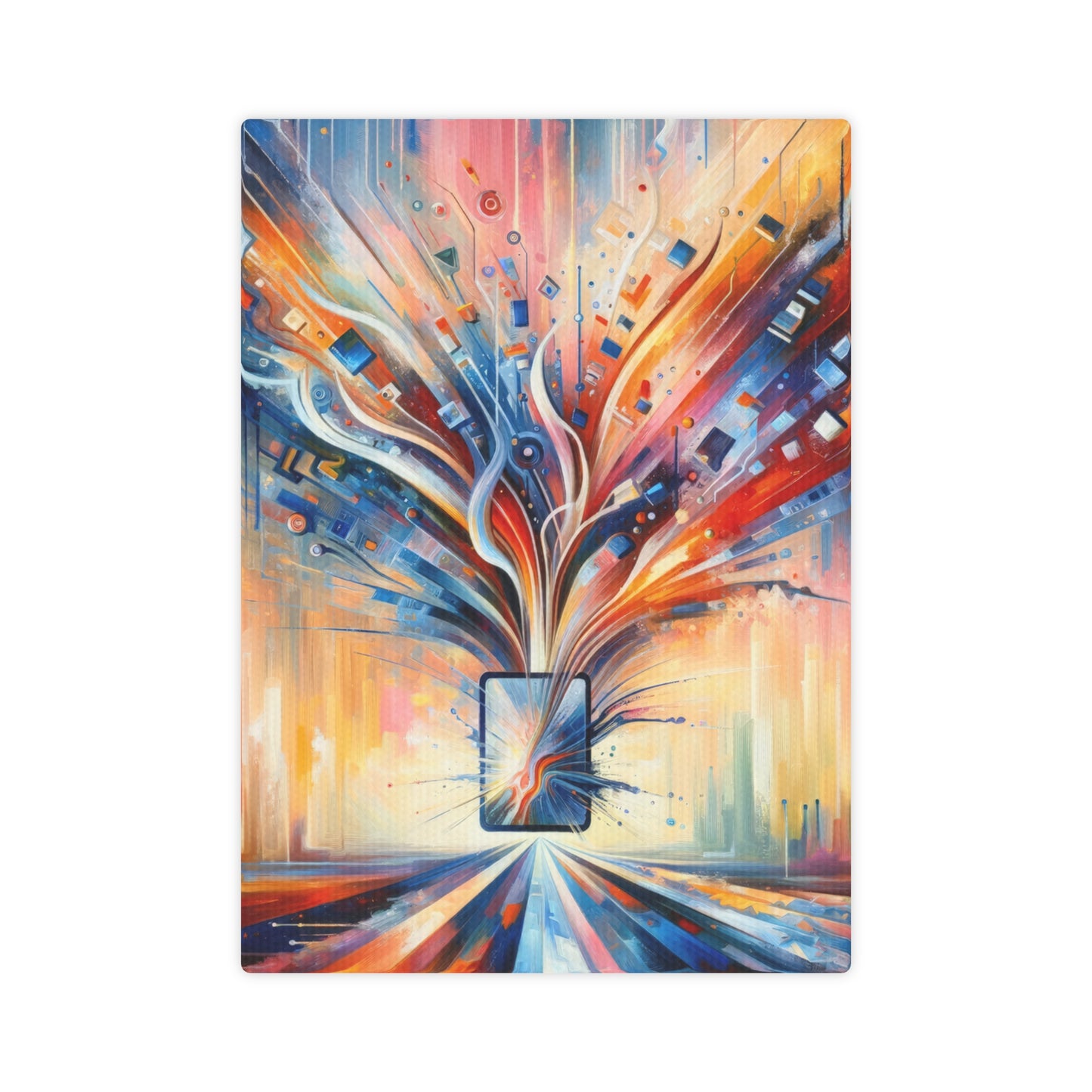 Empowerment Through Technology Canvas Photo Tile