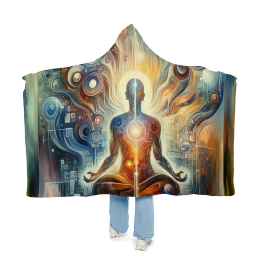 Technological Spiritual Synthesis Snuggle Blanket