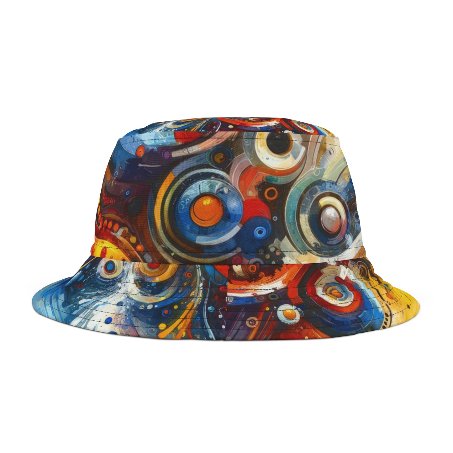 Harmonic Abstract Synergy Bucket Hat (AOP)