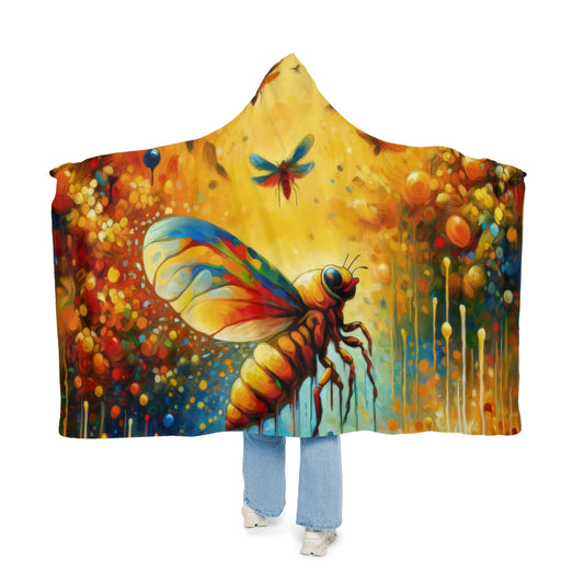 Seasonal Cicada Vibrance Snuggle Blanket