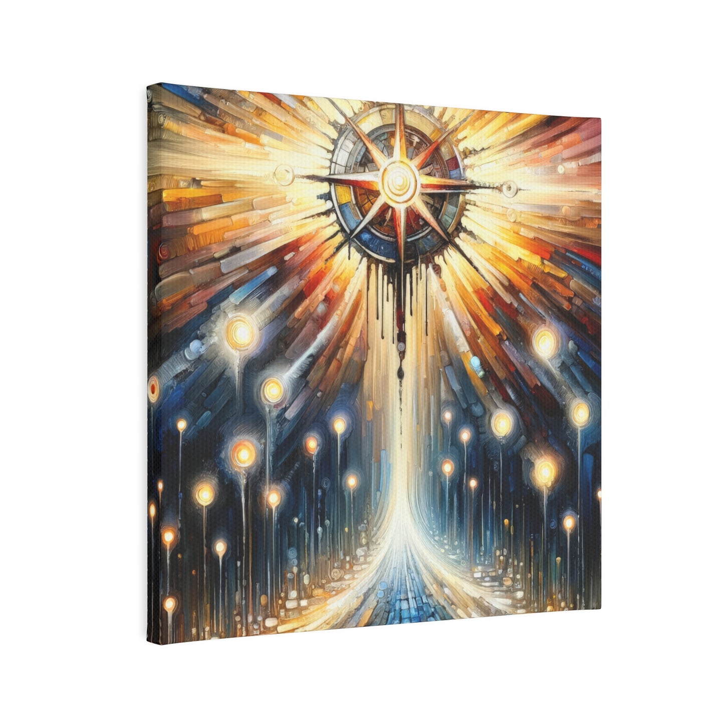 Wisdom Compass Journey Canvas Photo Tile