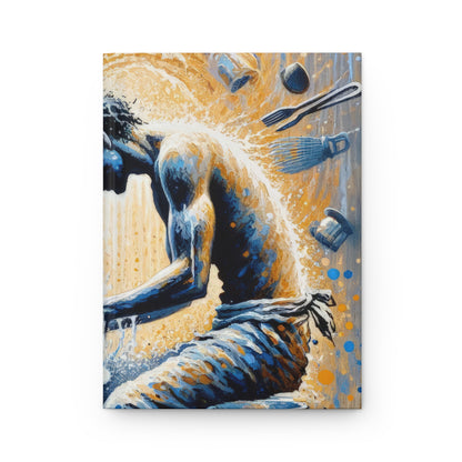 Meditative Kinetic Tachism Hardcover Journal Matte