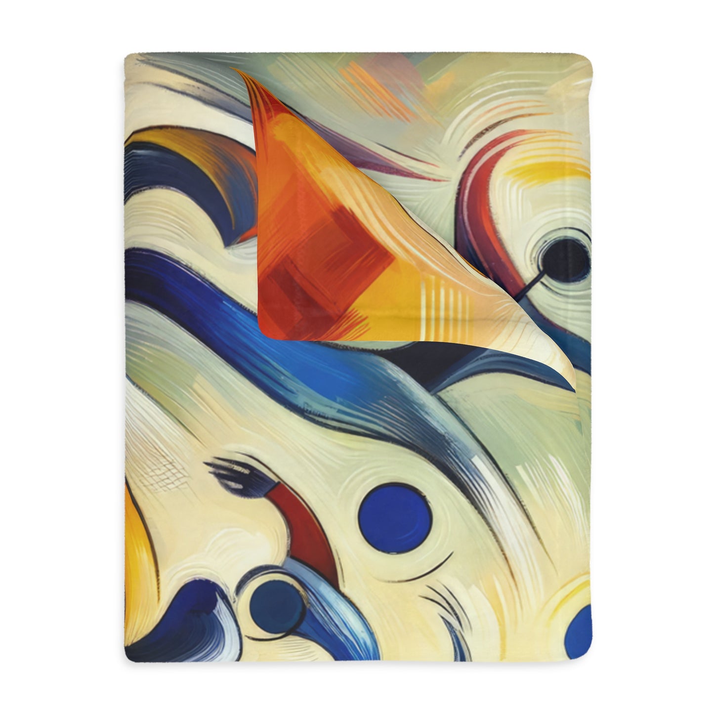 Wisdom Dance Inquiry Velveteen Microfiber Blanket (Two-sided print)