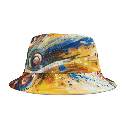 Harmonic Abstract Synergy Bucket Hat (AOP)