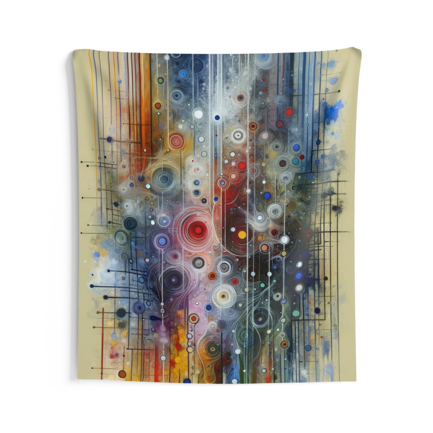 Awakenings Interconnectedness Tachism Indoor Wall Tapestries