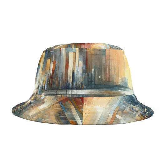 Abstract Buzzing Stillness Bucket Hat (AOP)