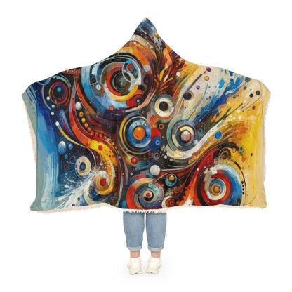 Harmonic Abstract Synergy Snuggle Blanket