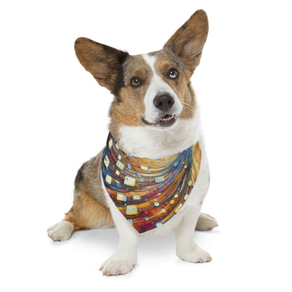 Digital Tapestry Weaving Pet Bandana Collar