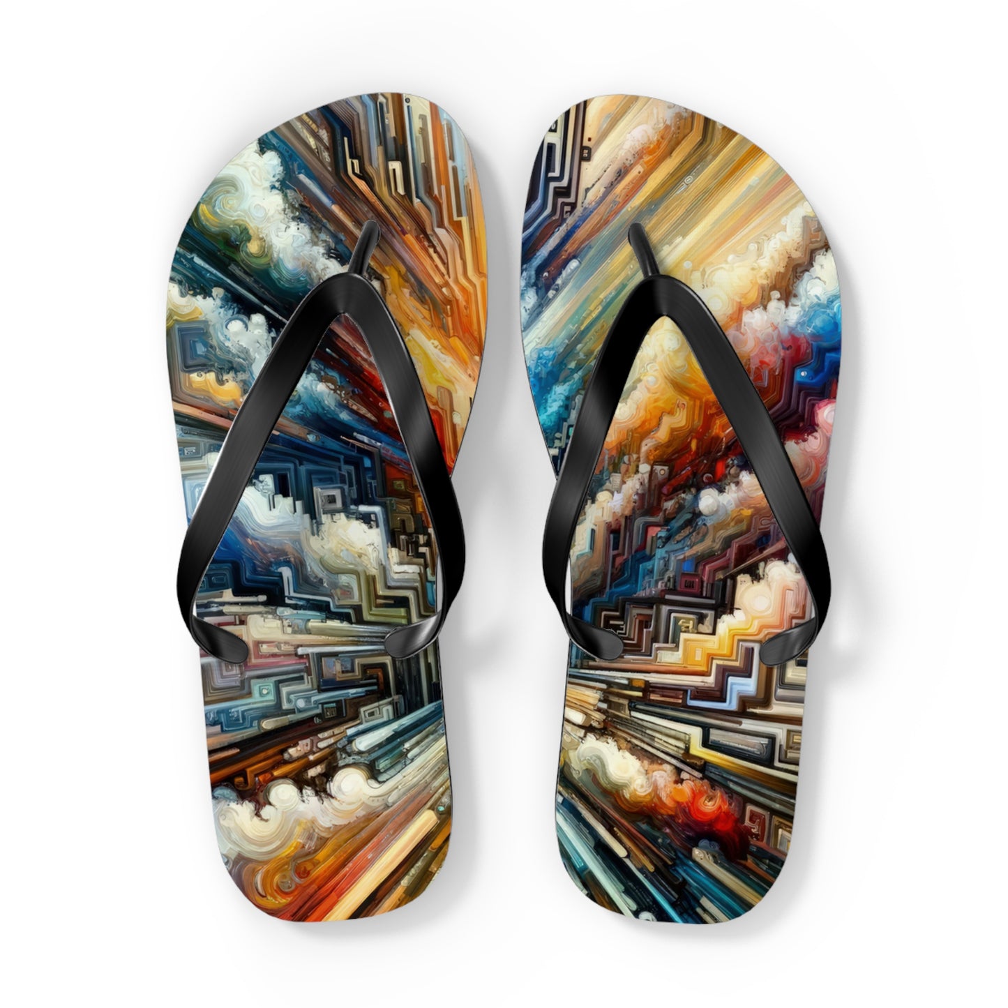 Transformative Tapestry Ascent Flip Flops