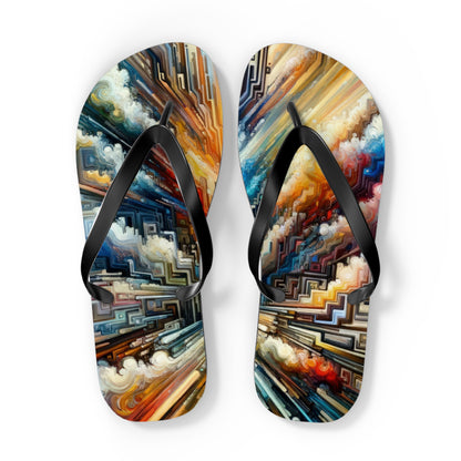 Transformative Tapestry Ascent Flip Flops