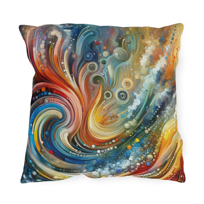 Dynamic Unity Tapestry Outdoor Pillows
