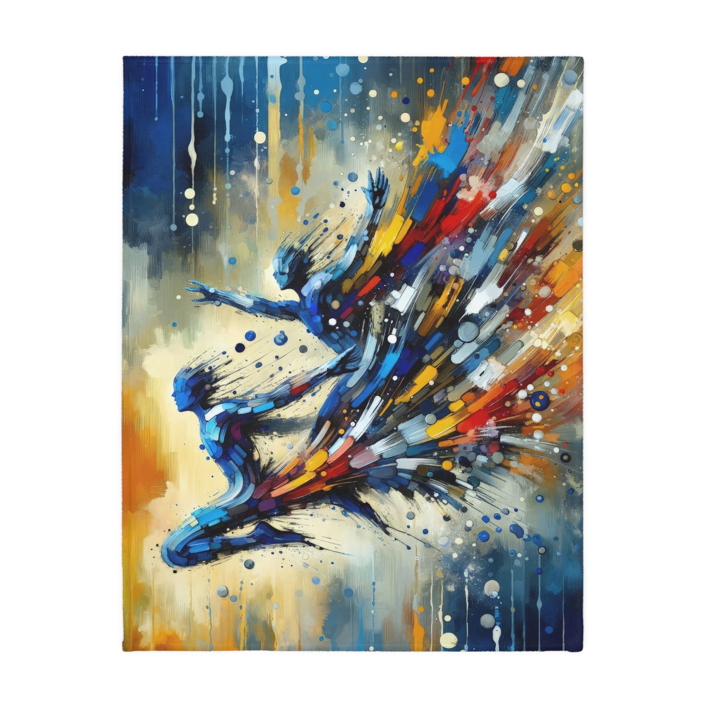 Empowering Mastery Cascade Velveteen Microfiber Blanket (Two-sided print)