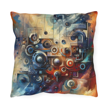 Tech Gratitude Fusion Outdoor Pillows