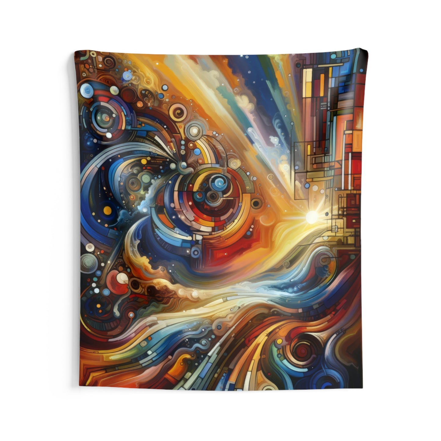 Ritualistic Growth Symphony Indoor Wall Tapestries