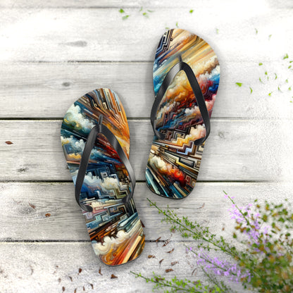Transformative Tapestry Ascent Flip Flops