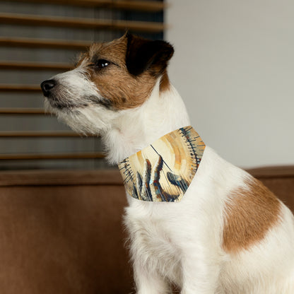 Sovereign Reflective Tachism Pet Bandana Collar