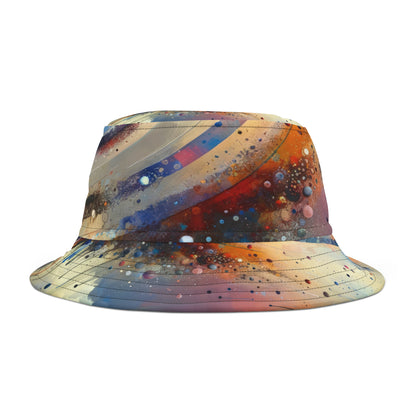 Conscious Rings Tachism Bucket Hat (AOP)