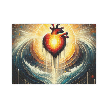 Awakened Heart Waves Canvas Photo Tile