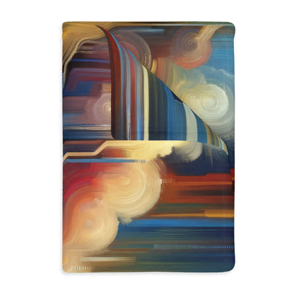 Eternal Digital Meditation Velveteen Microfiber Blanket (Two-sided print)
