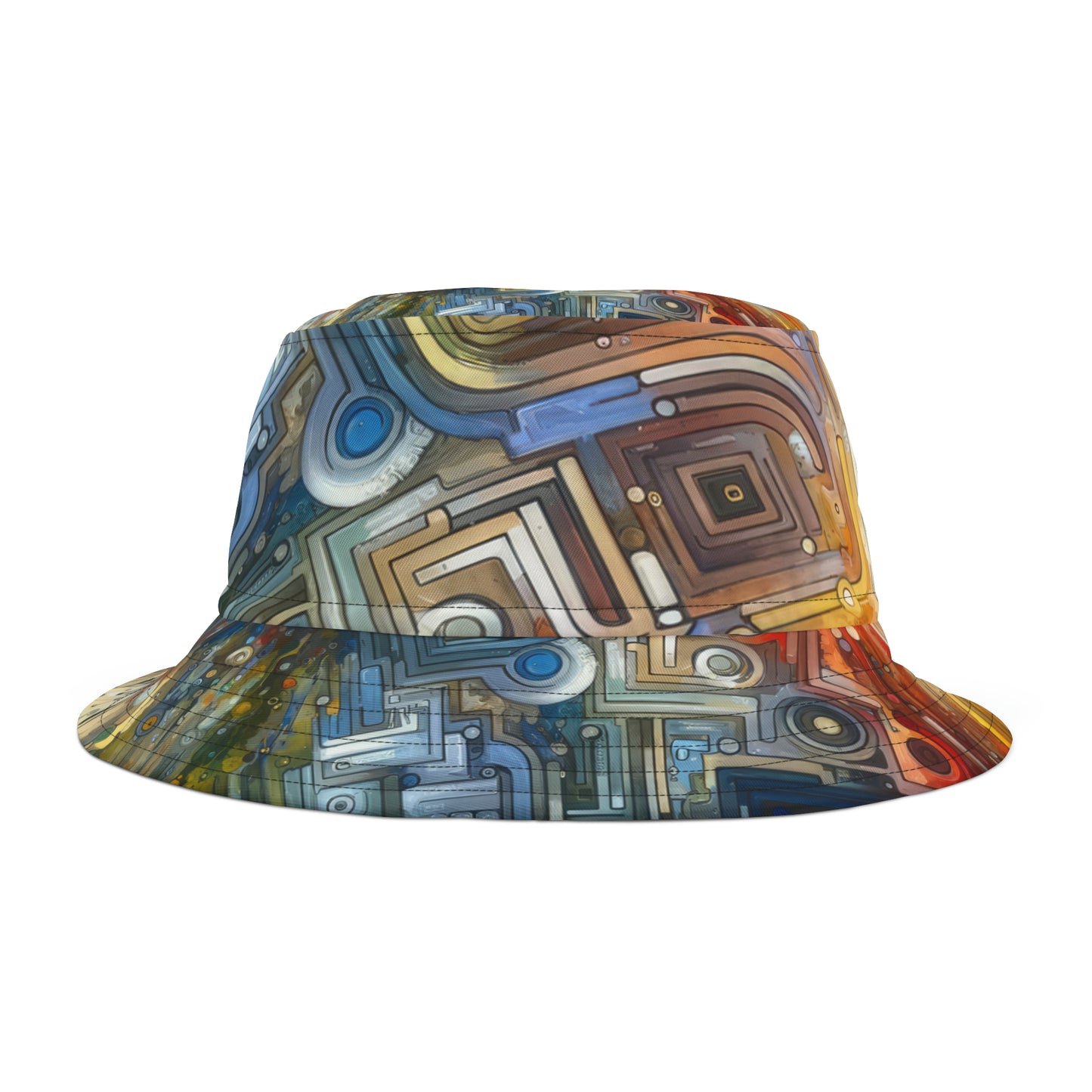 Converging Unity Path Bucket Hat (AOP)