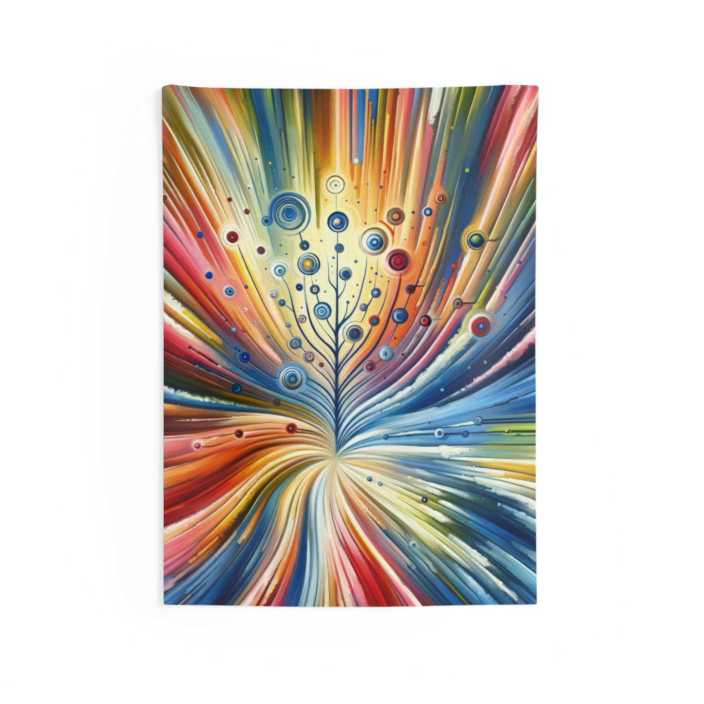 Sustainable Ripple Abstract Indoor Wall Tapestries
