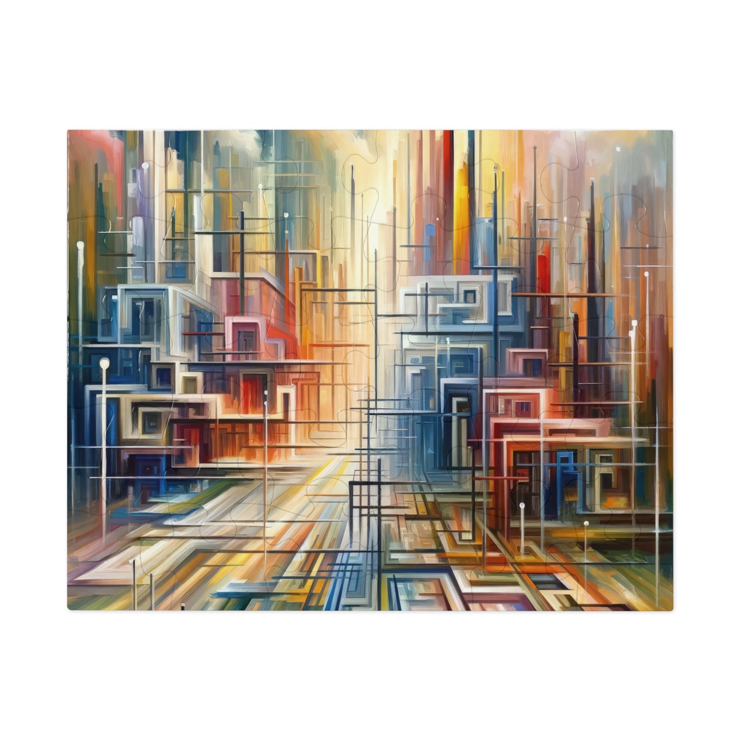 Urban Flow Interconnectedness Jigsaw Puzzle (30, 110, 252, 500,1000-Piece)
