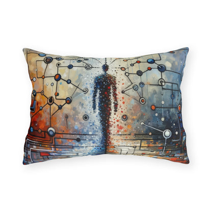 Technological Connectivity Bridge Outdoor Pillows