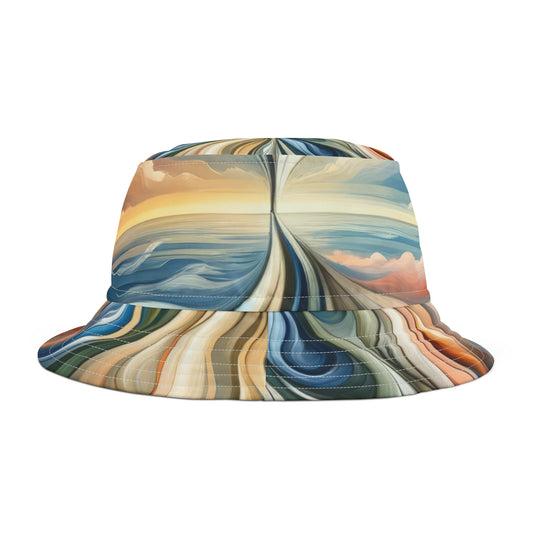 Tachism Confluence Harmony Bucket Hat (AOP)