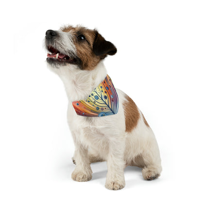 Sustainable Ripple Abstract Pet Bandana Collar