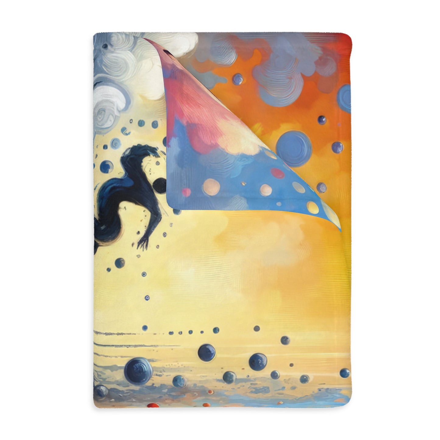 Faithful Diving Bridges Velveteen Microfiber Blanket (Two-sided print)