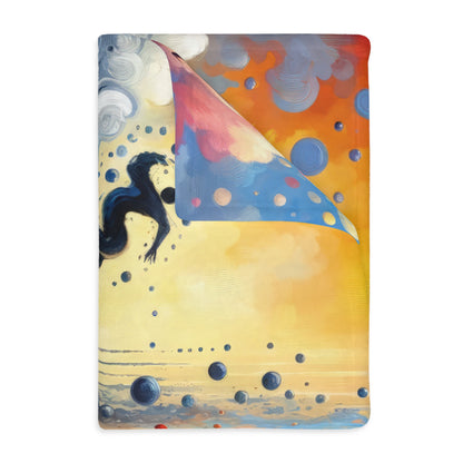 Faithful Diving Bridges Velveteen Microfiber Blanket (Two-sided print)