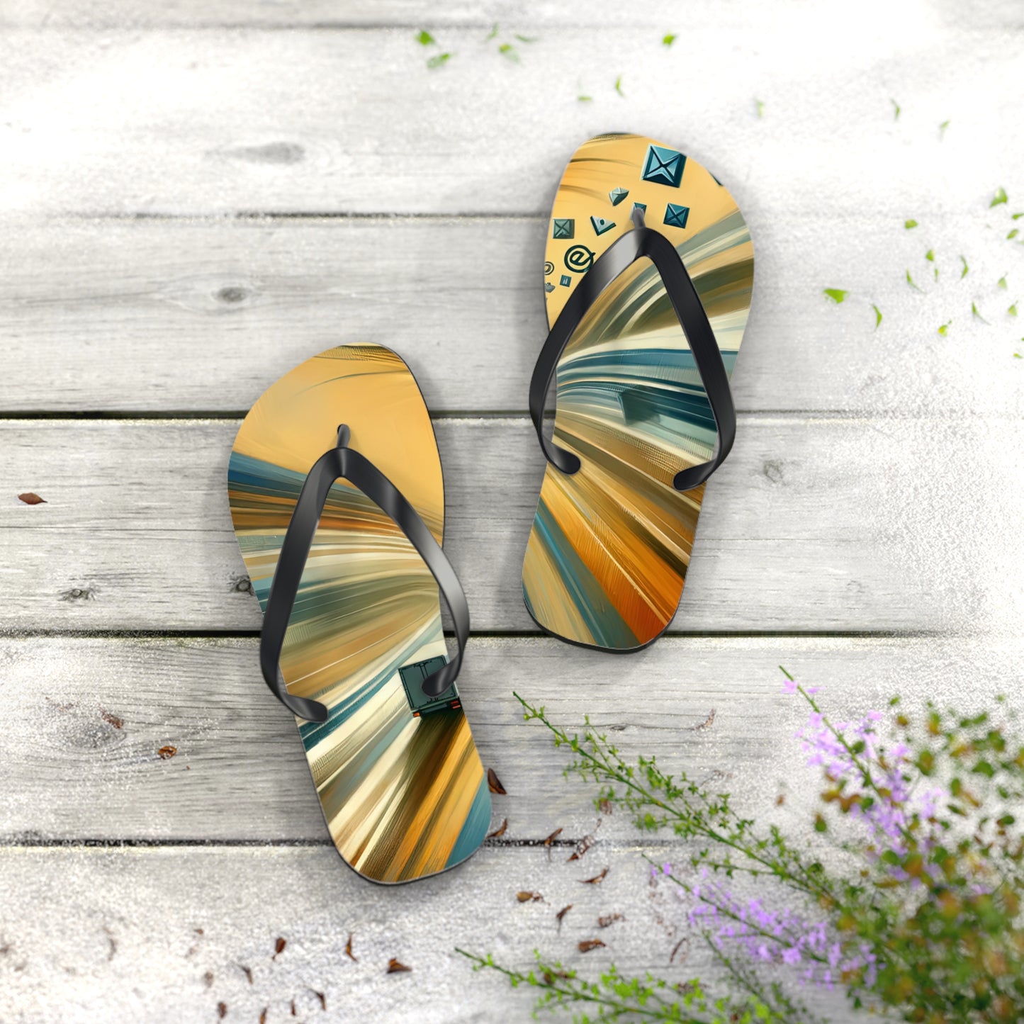 Meditative Commute Flow Flip Flops
